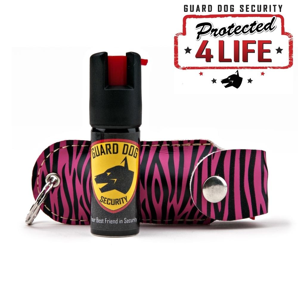Pink Zebra Soft Case Pepper Spray