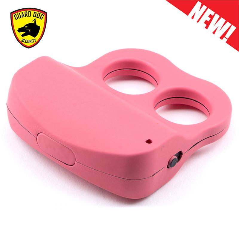 Pink Knuckle Stun Gun Dual Sparks
