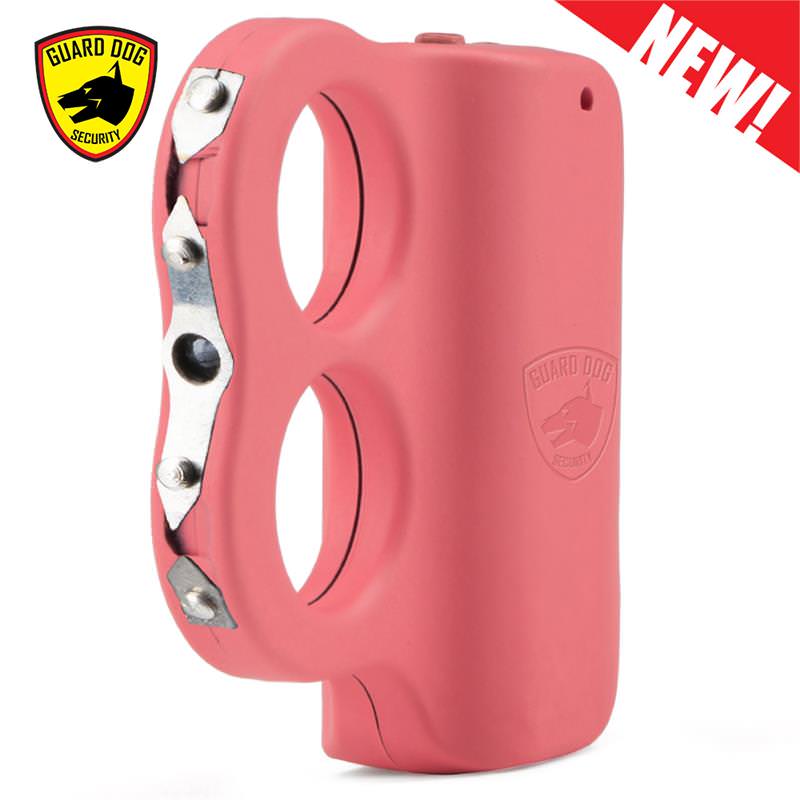Pink Knuckle Stun Gun Dual Sparks