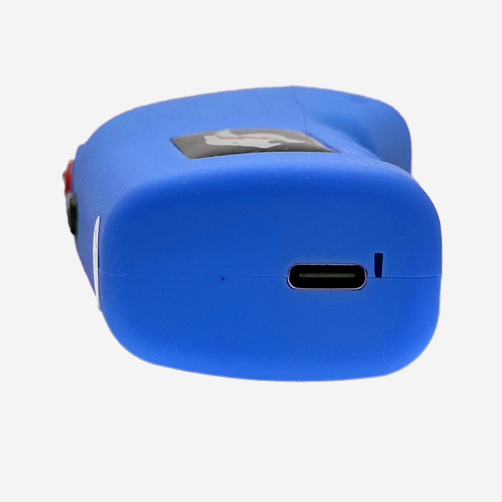 Mako 2.5M Volt Rechargeable Stun Gun Blue