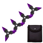Black Finish Throwing Ninja Stars