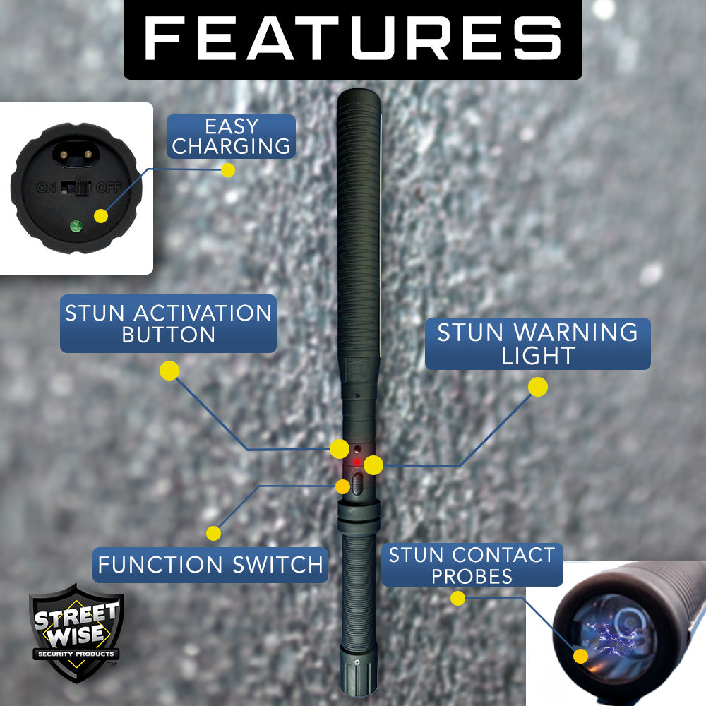 Streetwise Lightning Rod Stun Baton