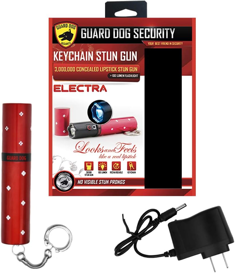 Concealed Red Lipstick Stun Gun 3M Volt