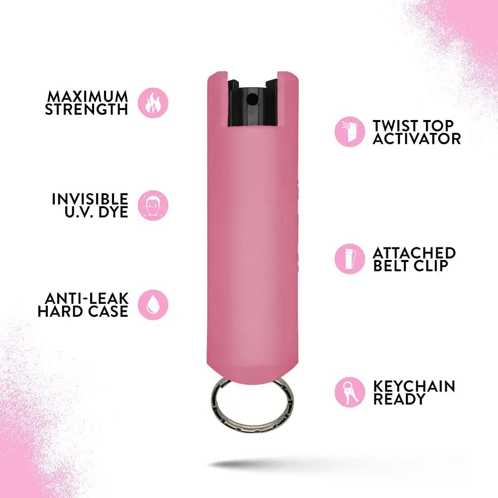 Pepper Spray Keychain - Hard Case Personal Defense
