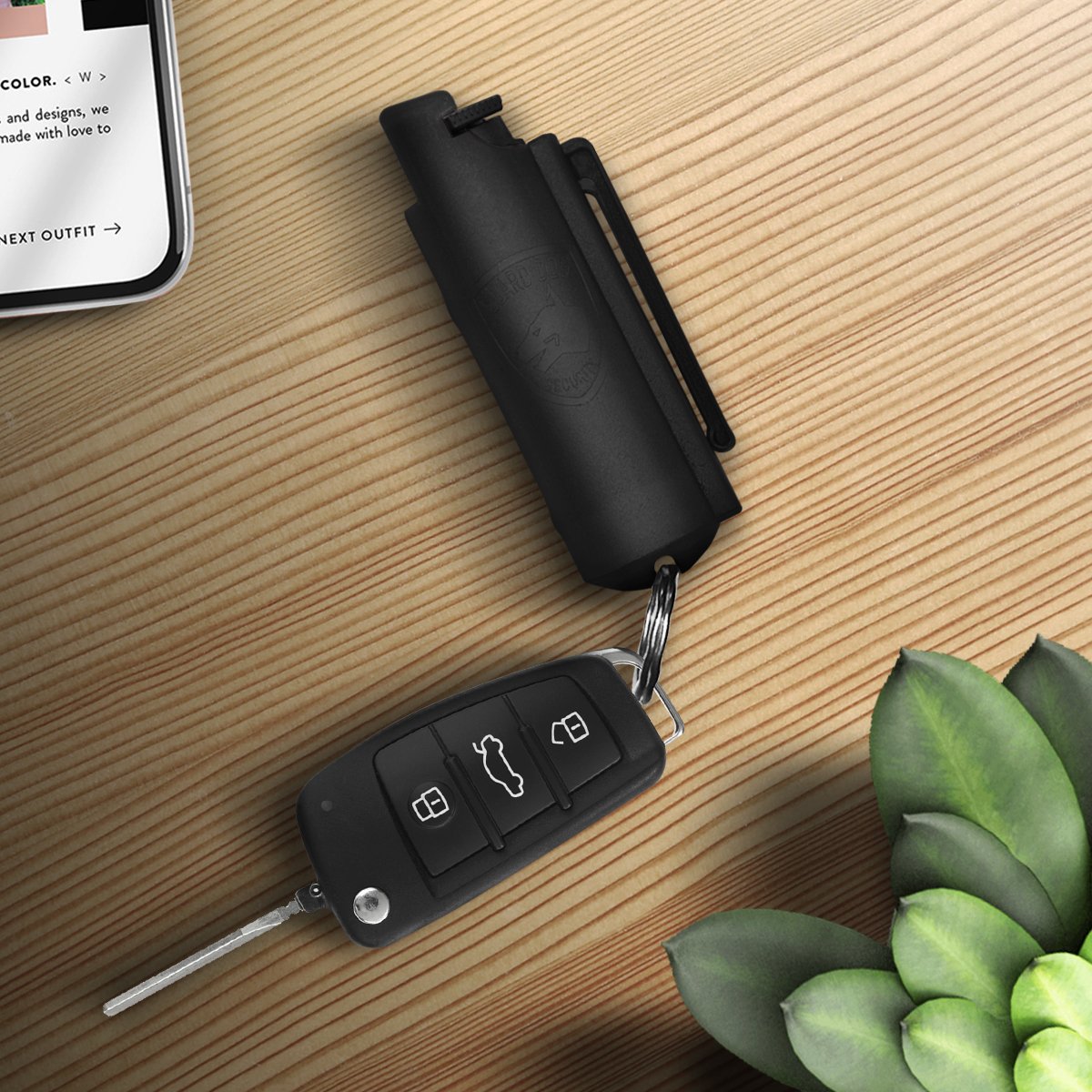 Personal Defense Pepper Spray Keychain