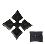 Black Finish Throwing Ninja Stars