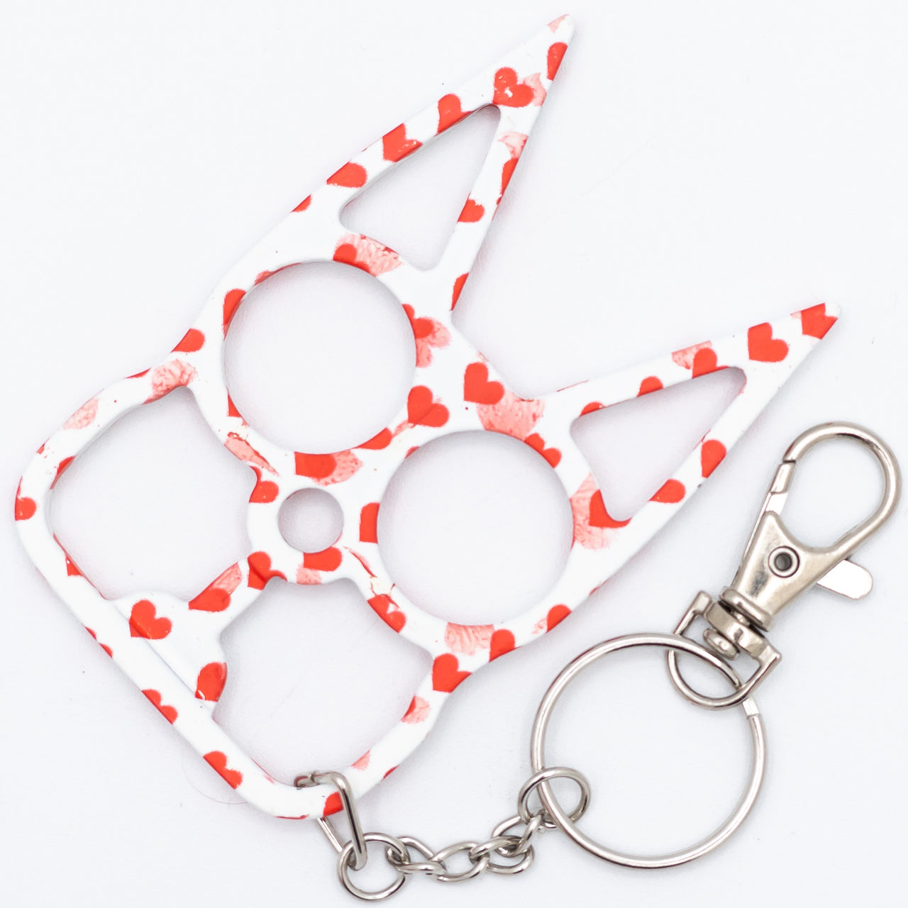 Bubbly Cat Defense Keychain