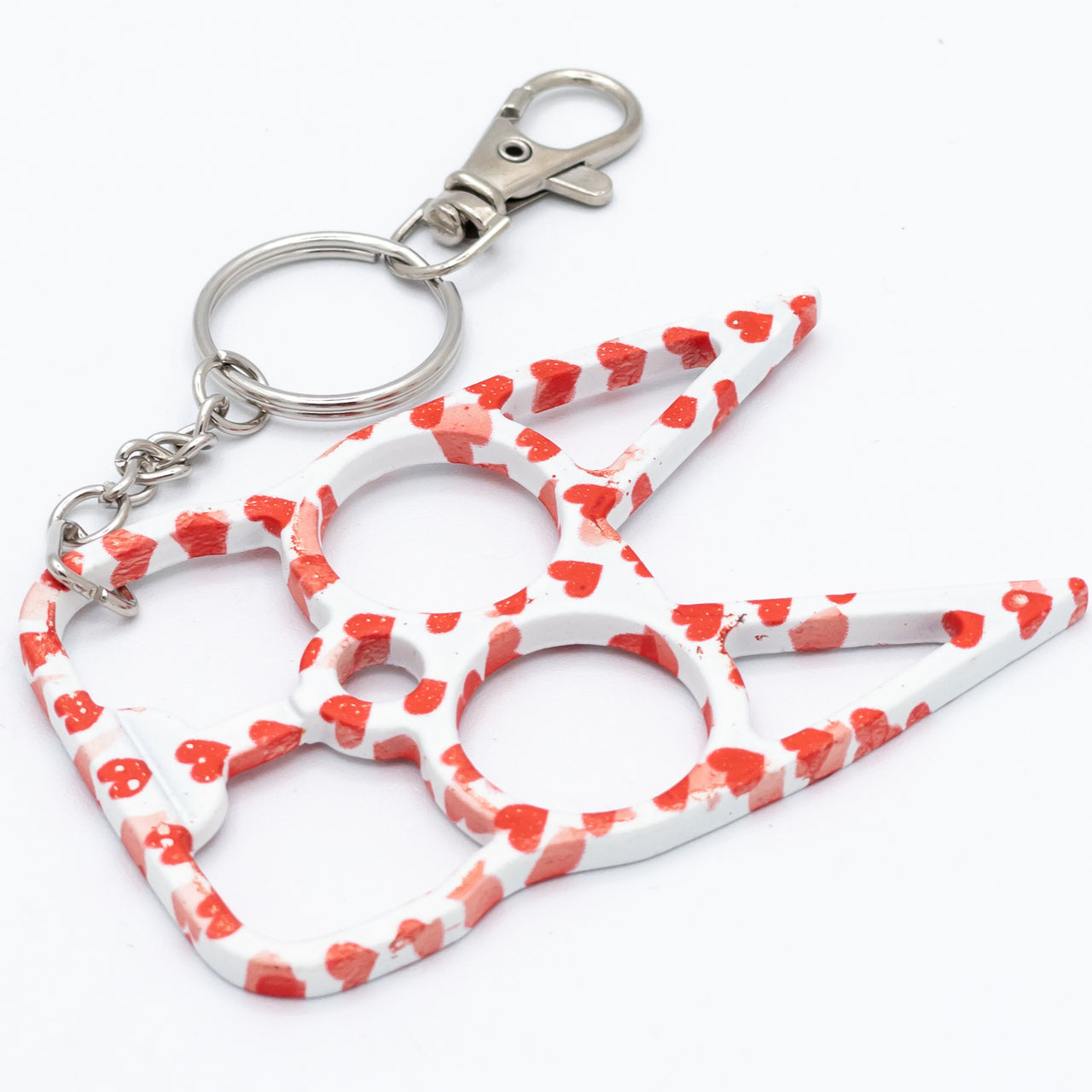 Bubbly Cat Defense Keychain