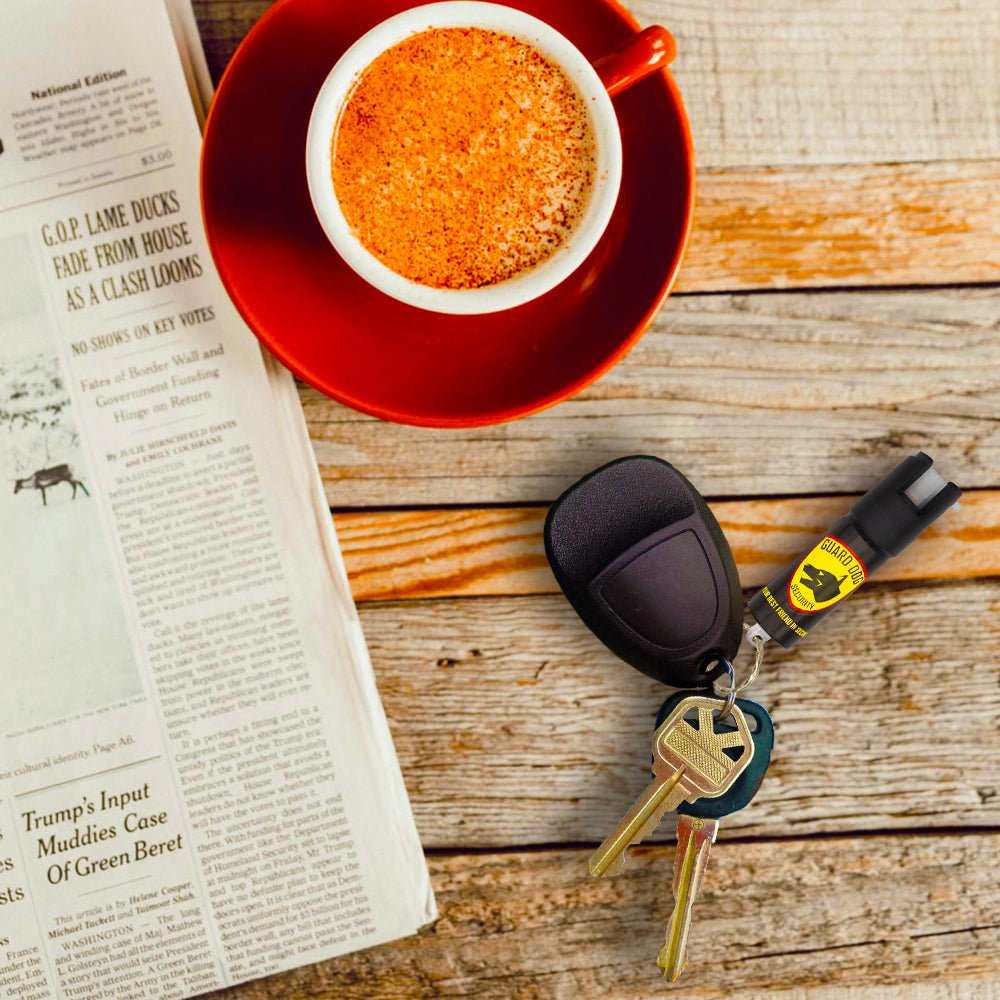 3-in-1 Pepper Spray Keychain