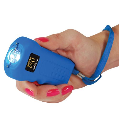 Blue Trigger Stun Gun Flashlight - TrueGrit Gear