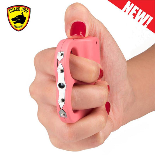 Pink Knuckle Stun Gun Dual Sparks