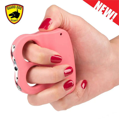 Pink Knuckle Stun Gun Dual Sparks