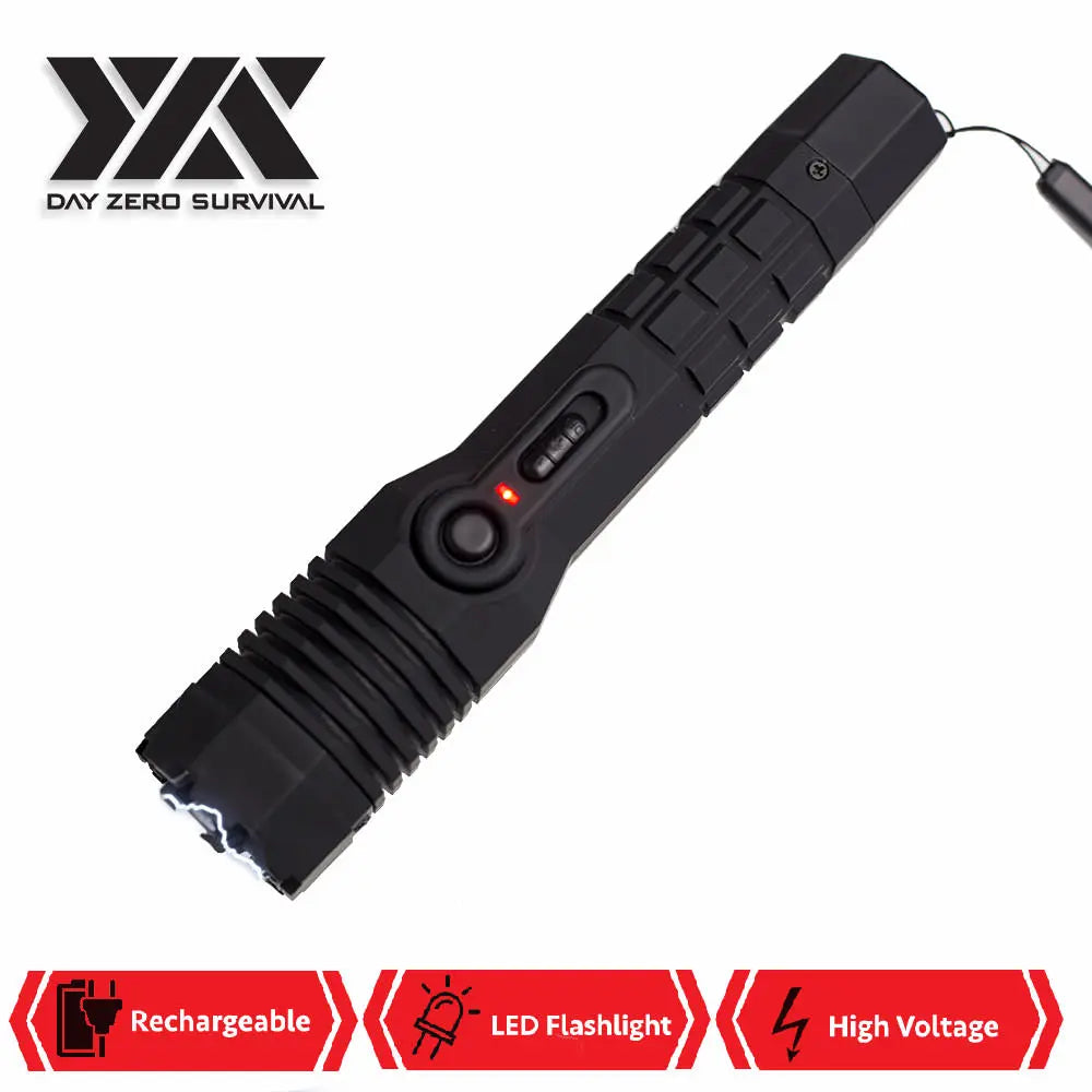 Tactical Stun Gun LED Flashlight