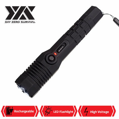 Tactical Stun Gun LED Flashlight