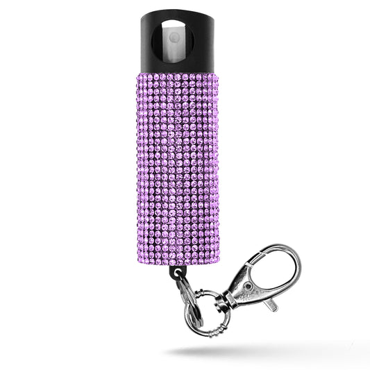 Lavender Self Defense Pepper Spray Key Ring