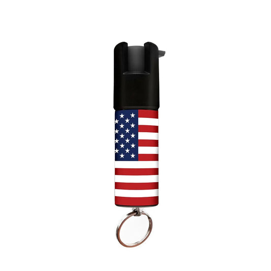 USA Flag Keychain Mini Pepper Spray