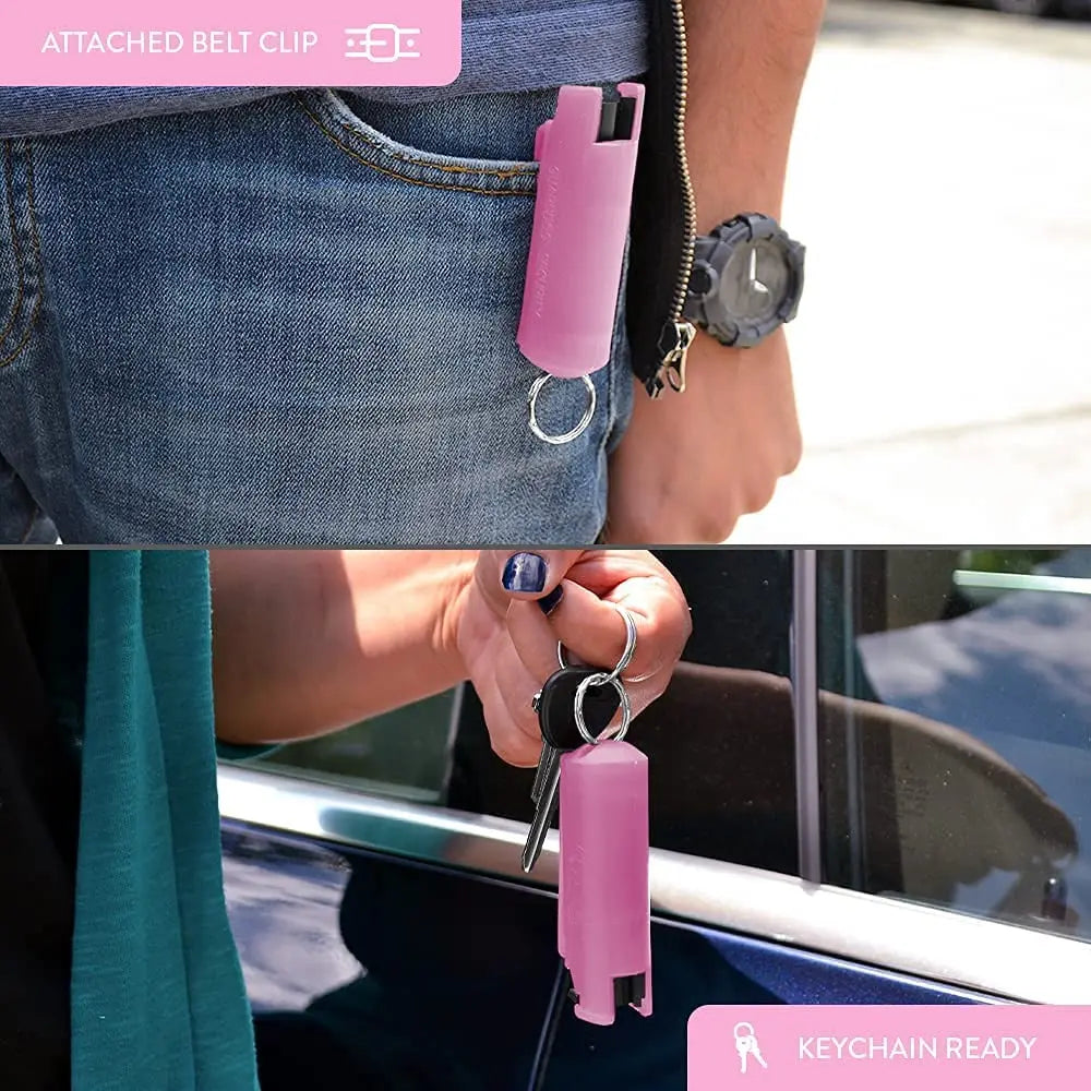 Pepper Spray Keychain - Hard Case Personal Defense