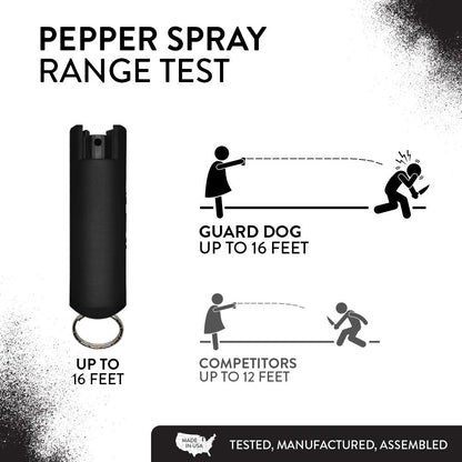 Personal Defense Pepper Spray Keychain